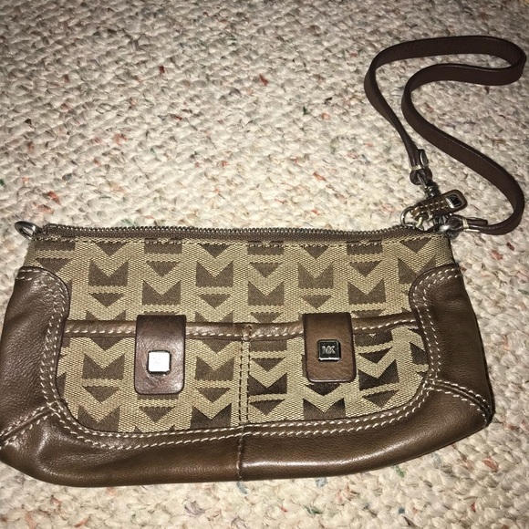 Michael Kors Brown Wristlet - Picture 3 of 7